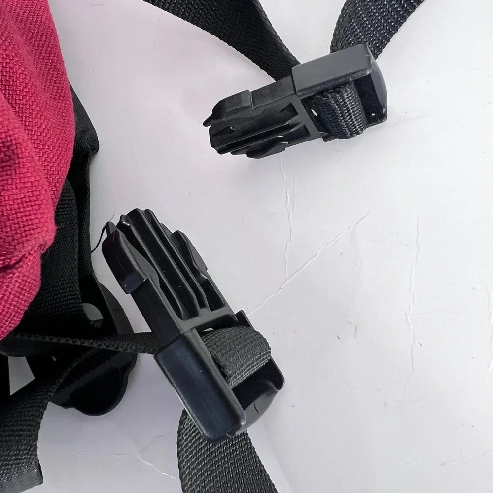 Vintage JanSport USA Leather Bottom Backpack Rucksack Day‎ Pack 80s 90s